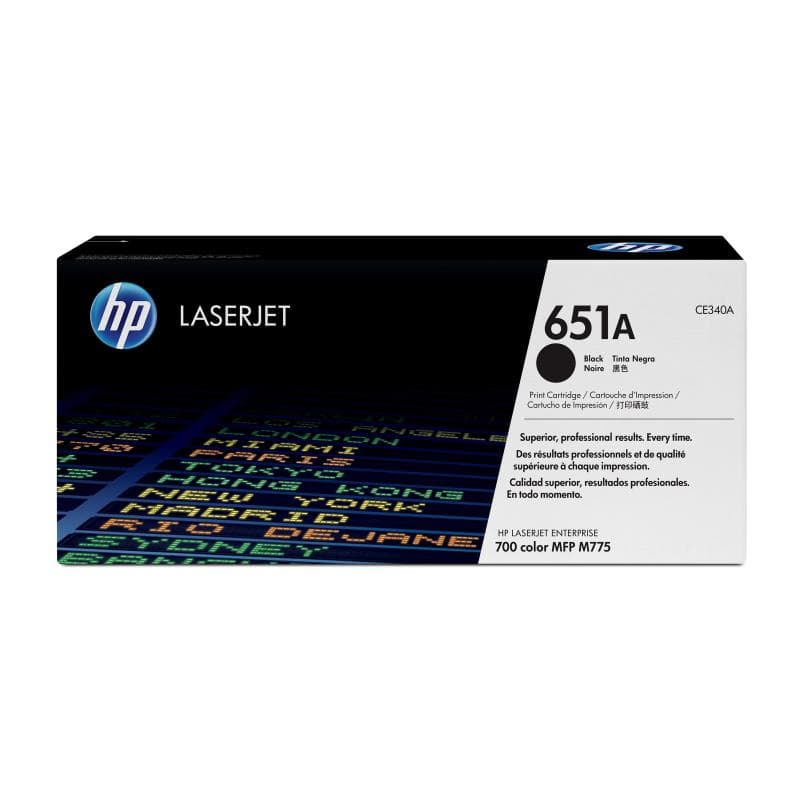 HP 651A Schwarz LaserJet Tonerpatrone (CE340A)