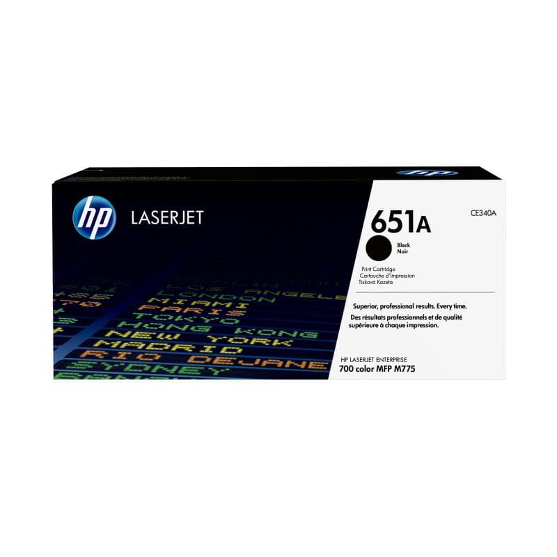 HP 651A Schwarz LaserJet Tonerpatrone (CE340A)