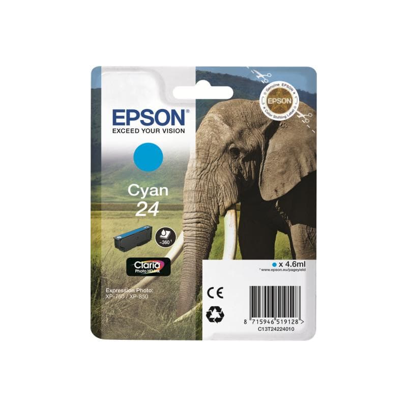 EPSON 24 Cyan Tintenpatrone