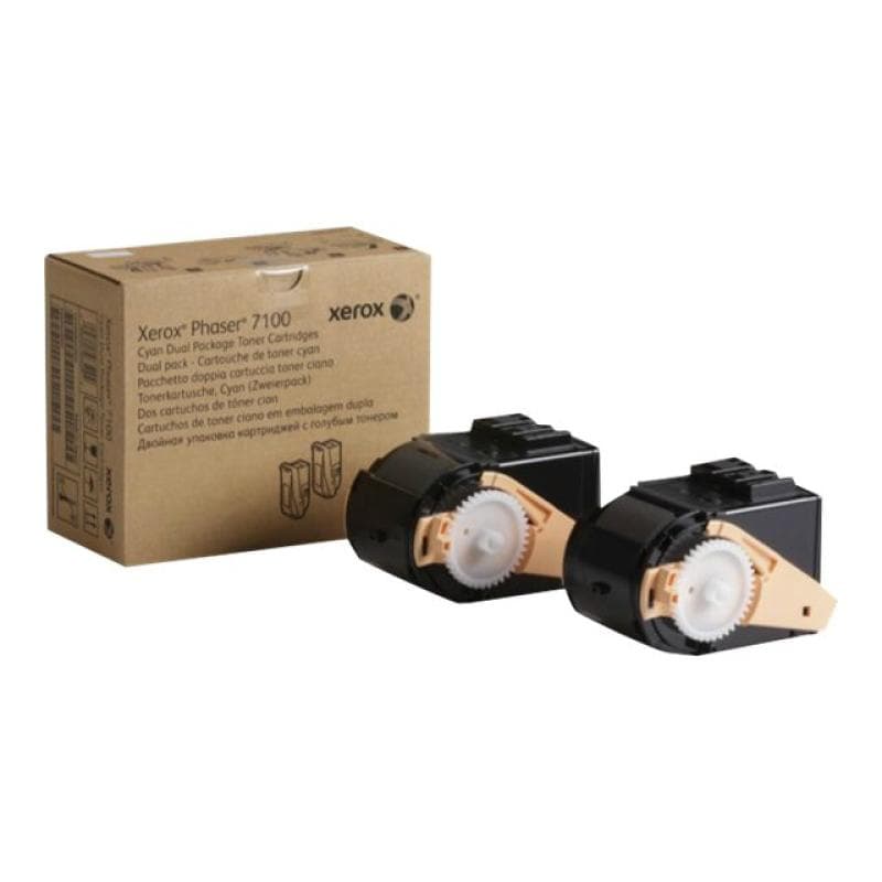 XEROX Phaser 7100 2er Pack Cyan Tonerpatrone