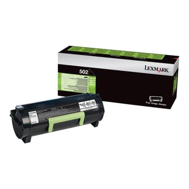 LEXMARK 502 Schwarz Tonerpatrone LCCP, LRP