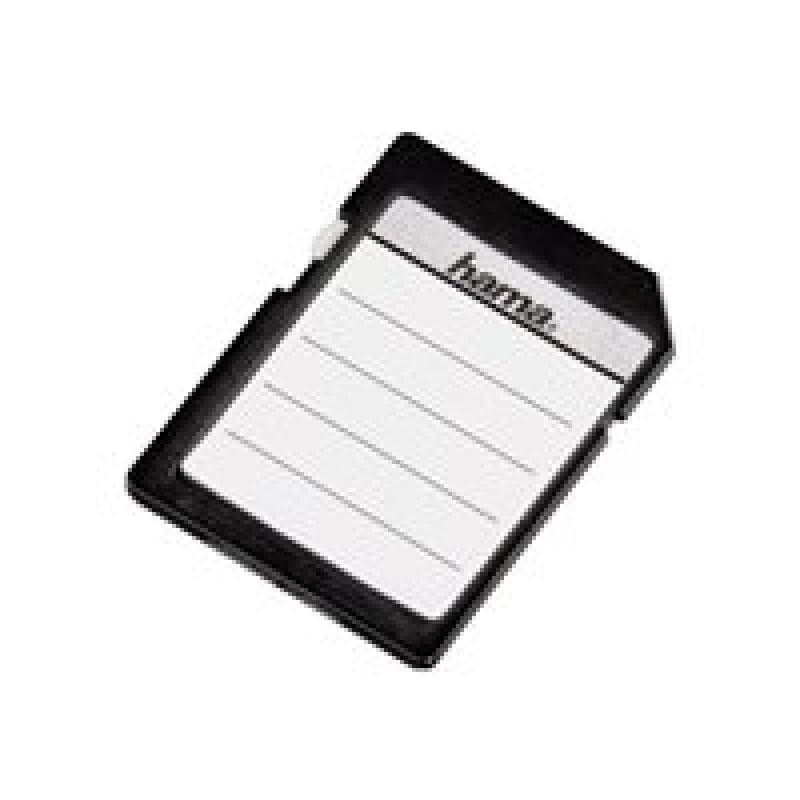 HAMA Speicherkarten-Etiketten SD/MMC 18 Stück sw/ws      95916