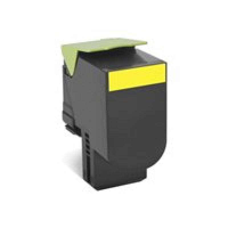 LEXMARK 702XY Besonders hohe Ergiebigkeit Gelb Tonerpatrone LCCP, LRP