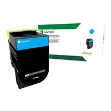 LEXMARK 702XC Besonders hohe Ergiebigkeit Cyan Tonerpatrone LCCP, LRP