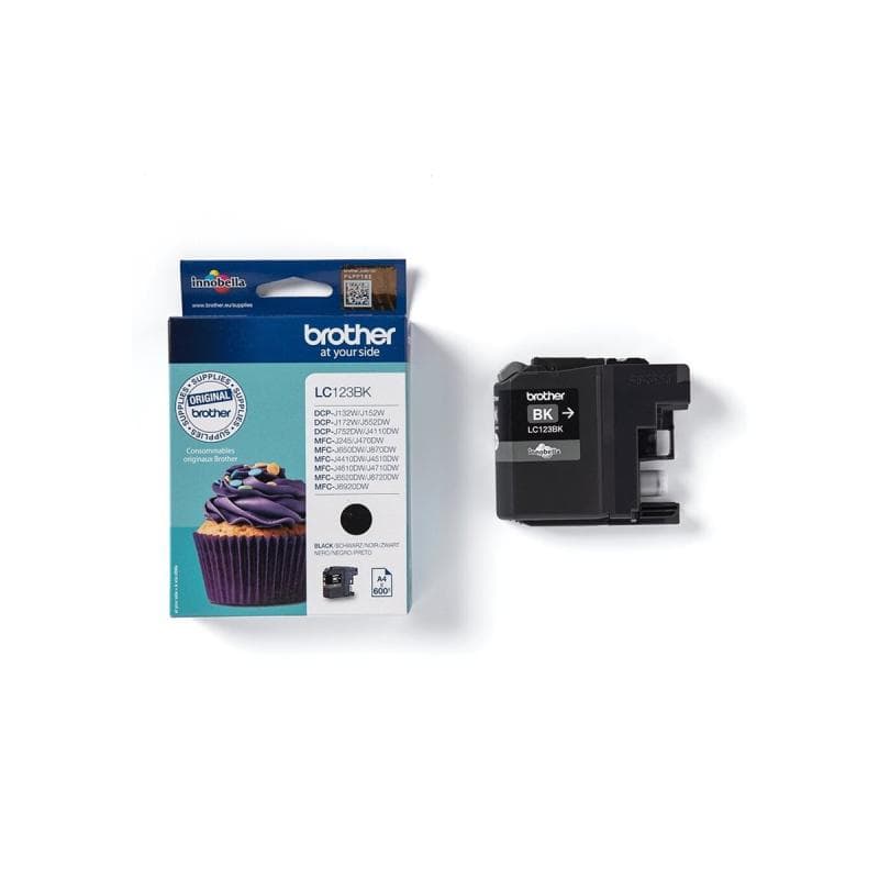 BROTHER LC123BK Schwarz Tintenpatrone