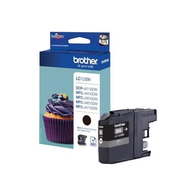 BROTHER LC123BK Schwarz Tintenpatrone