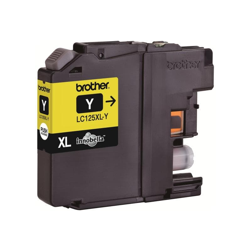 BROTHER LC125XLY Sehr hohe Ergiebigkeit Gelb Tintenpatrone