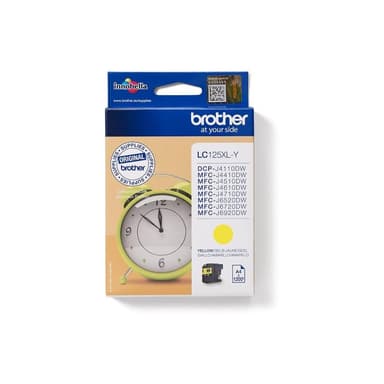 BROTHER LC125XLY Sehr hohe Ergiebigkeit Gelb Tintenpatrone