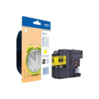 BROTHER LC125XLY Sehr hohe Ergiebigkeit Gelb Tintenpatrone