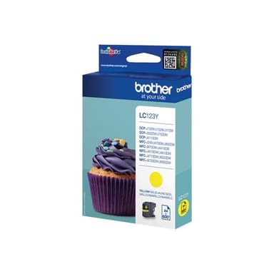 BROTHER LC123Y Gelb Tintenpatrone