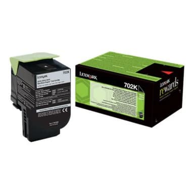 LEXMARK 702K Schwarz Tonerpatrone