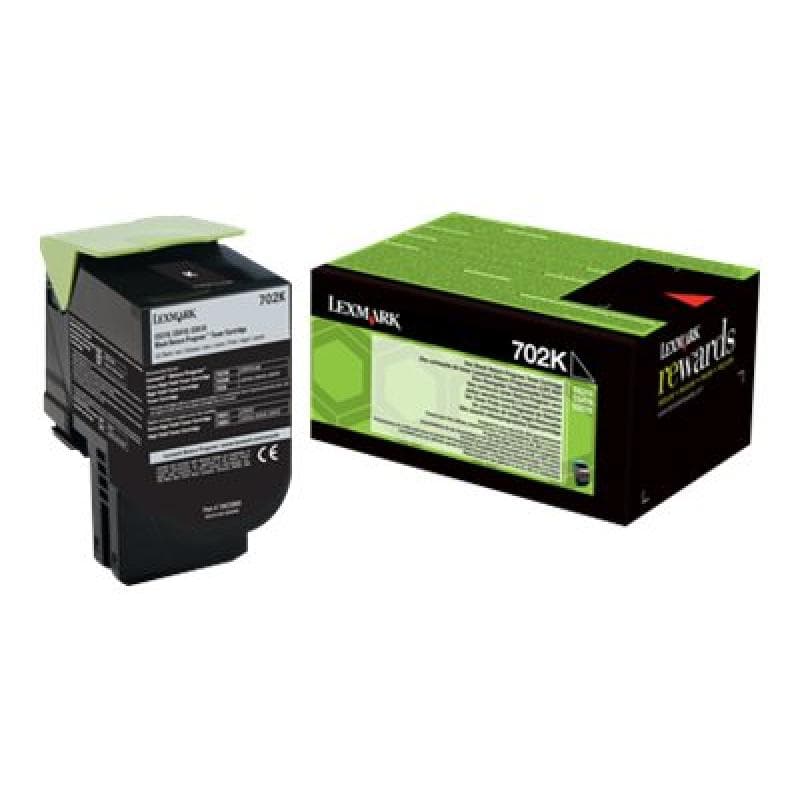 LEXMARK 702K Schwarz Tonerpatrone