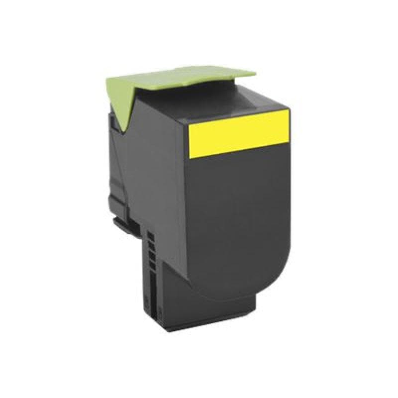 LEXMARK 700X4 Besonders hohe Ergiebigkeit Gelb Tonerpatrone LCCP
