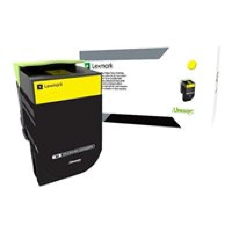 LEXMARK 700X4 Besonders hohe Ergiebigkeit Gelb Tonerpatrone LCCP