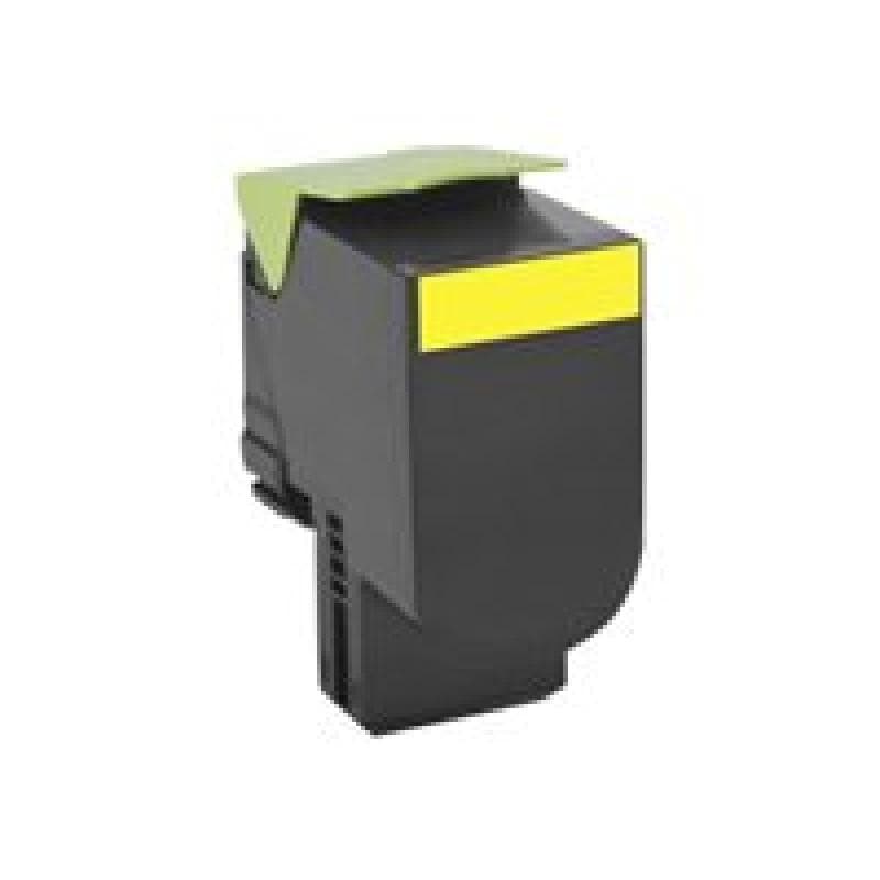 LEXMARK 700X4 Besonders hohe Ergiebigkeit Gelb Tonerpatrone LCCP