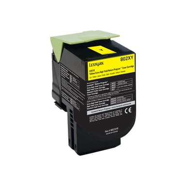 LEXMARK 802XY Besonders hohe Ergiebigkeit Gelb Tonerpatrone LCCP, LRP