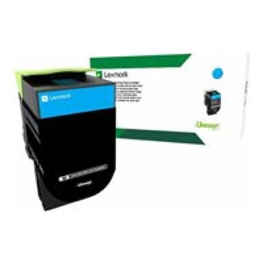 LEXMARK 802XC Besonders hohe Ergiebigkeit Cyan Tonerpatrone LCCP, LRP