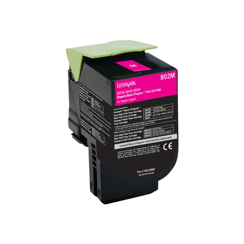 LEXMARK 802M Magenta Tonerpatrone LCCP, LRP