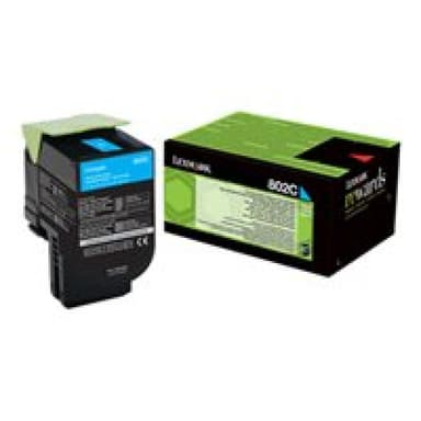 LEXMARK 802C Cyan Tonerpatrone LCCP, LRP