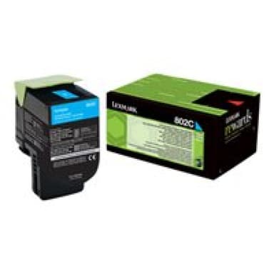 LEXMARK 802C Cyan Tonerpatrone LCCP, LRP