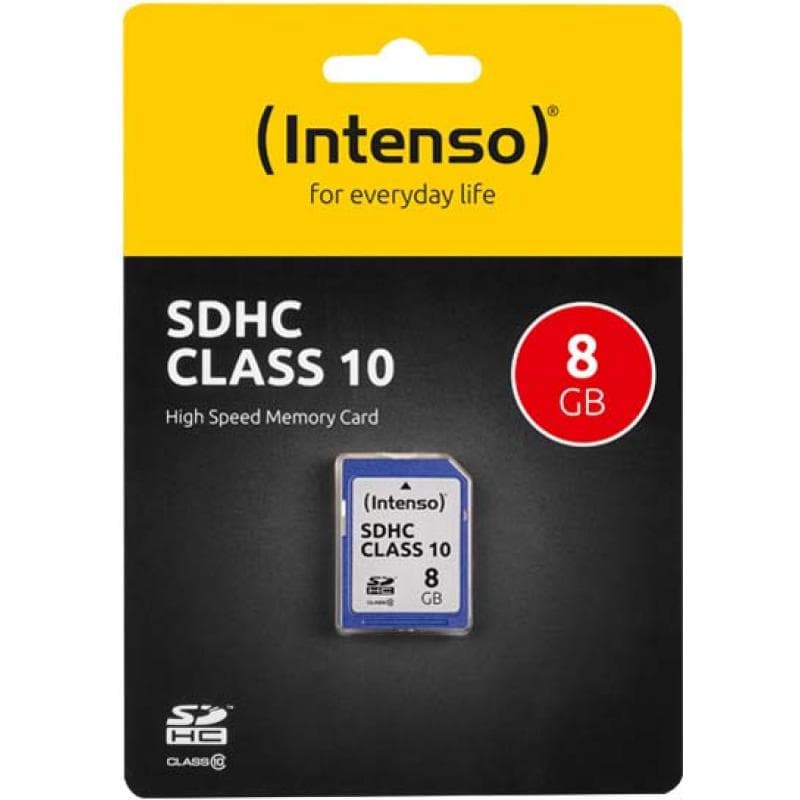 INTENSO Secure Digital Cards SD Class 10 8GB