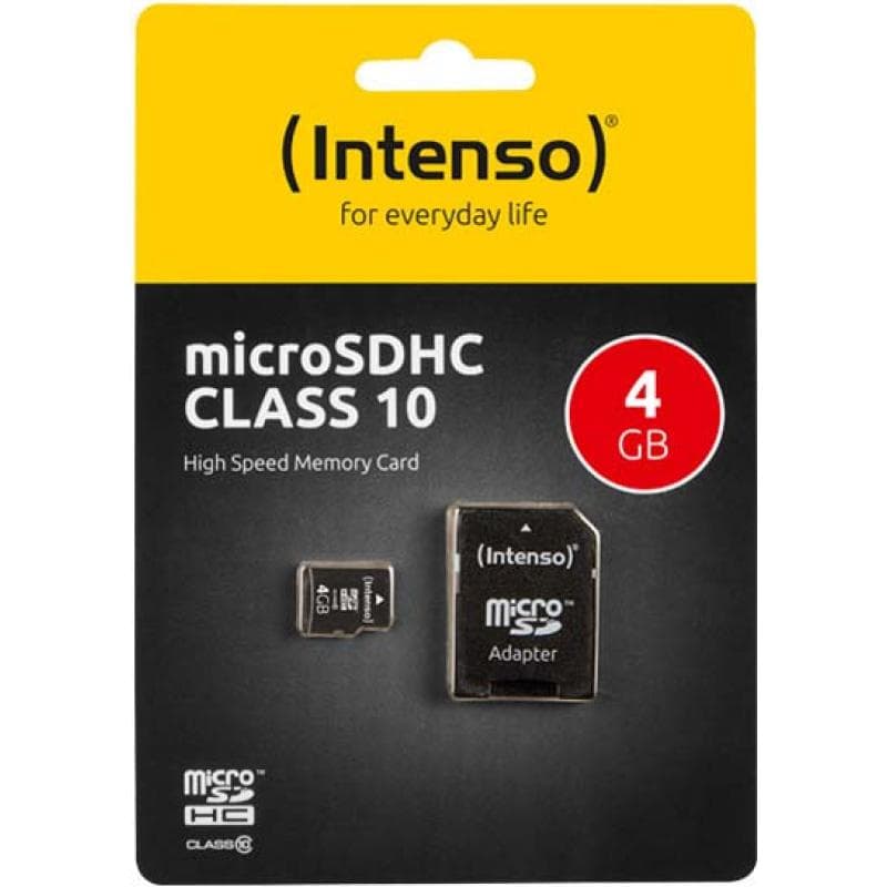 INTENSO MICRO Secure Digital Cards Class 10 4GB