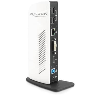 DeLOCK Portreplikator USB3.0 mit GLAN + HDMI + DVI