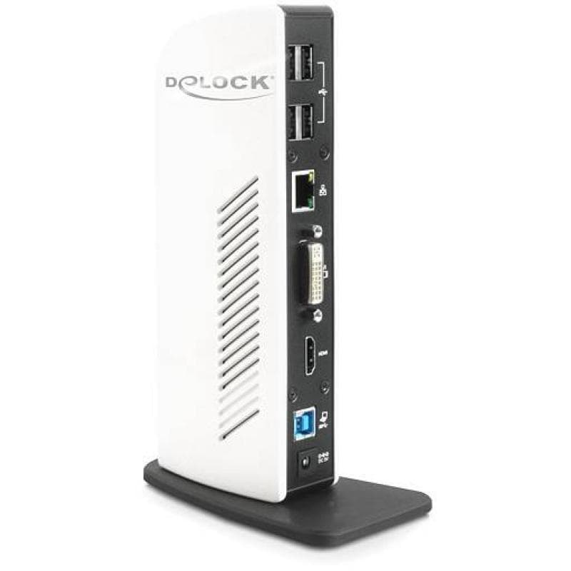 DeLOCK Portreplikator USB3.0 mit GLAN + HDMI + DVI