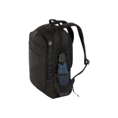 TUCANO Lato Rucksack bis 17 mit gepolstertem Laptopfach, schwarz