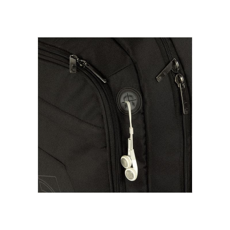 TUCANO Lato Rucksack bis 17 mit gepolstertem Laptopfach, schwarz