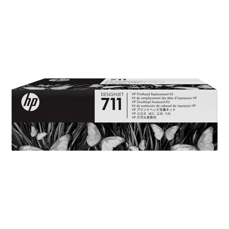 HP 711 Schwarz, Gelb, Cyan, Magenta Druckkopf