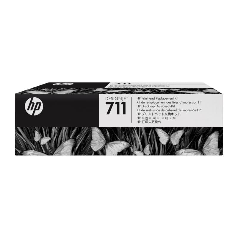 HP 711 Schwarz, Gelb, Cyan, Magenta Druckkopf
