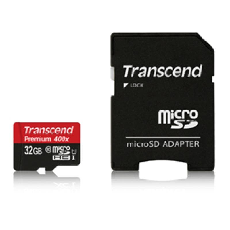 MC SD 032GB Transcend Micro SDHC Class 10 UHS-I / inkl. Adap