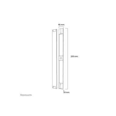 NEOMOUNTS Kabelabdeckung um Kabel an AV-Installationen zu organisieren