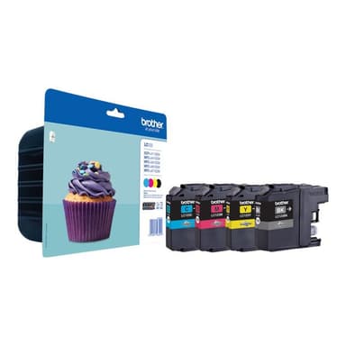 BROTHER LC123 4er Pack Schwarz, Gelb, Cyan, Magenta Tintenpatrone