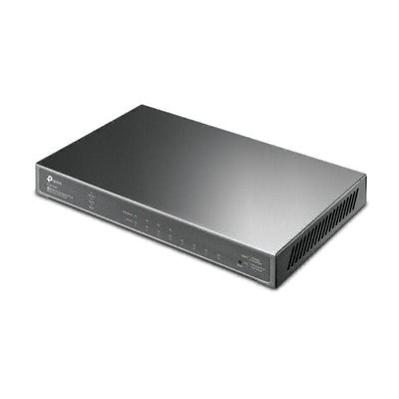 TP-LINK 8-Port Gigabit Desktop Switch with  4-Port PoE 55 W PoE Power, Desktop Steel Case