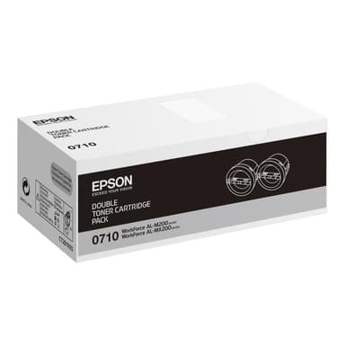 EPSON 0710 2er Pack Schwarz Tonerpatrone