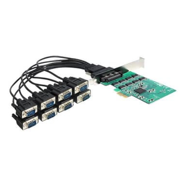 DELOCK I/O PCI-Express DELOCK 8x ext. seriell (RS-232) (inkl. LP)