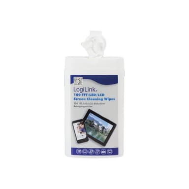 LogiLink Reinigungstücher TFT/LCD 100pcs/box, wipes: 85*120mm