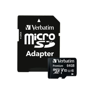 VERBATIM 64 GB SD Micro (SDHC) Class 10