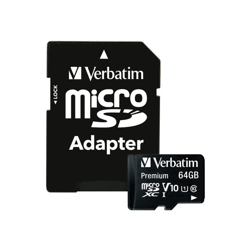 VERBATIM 64 GB SD Micro (SDHC) Class 10