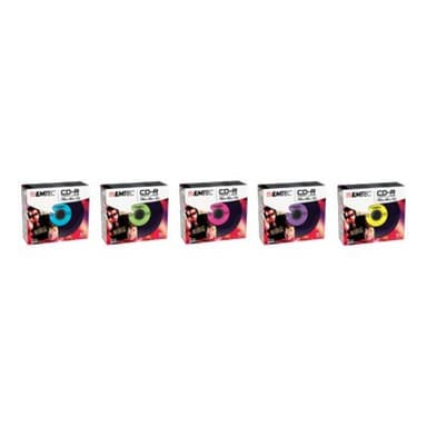EMTEC CD-R 700MB 52x Vinyl Slim (10)