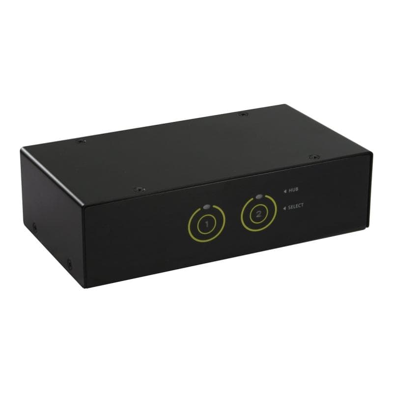 INLINE KVM Desktop Switch, 2-fach, HDMI, USB 3.0 Hub, mit Audio