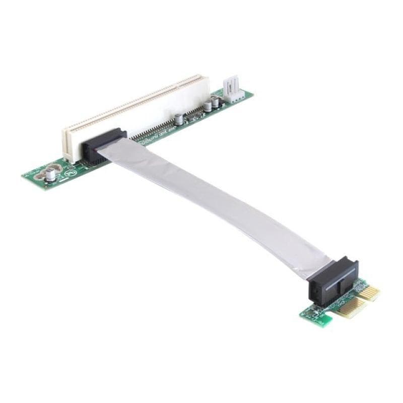 DELOCK Riser Card Delock PCIe x1 -> PCI 32bit 5v flexibles Kabel
