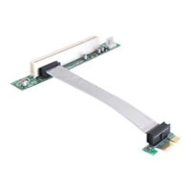 DELOCK Riser Card Delock PCIe x1 -> PCI 32bit 5v flexibles Kabel