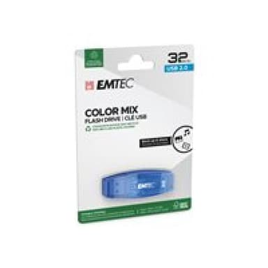 EMTEC USB-Stick 32GB EMTEC C410 Color Mix USB 2.0 blue