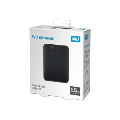 1,5TB Western Digital Elements portable USB3.0 schwarz
