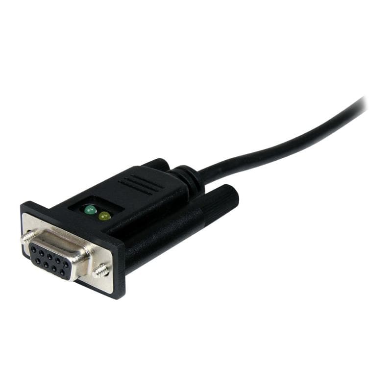STARTECH.COM 1m USB Nullmodem RS232 Adapter Kabel - USB 2.0 auf Seriell DB9 mit FTDI Chipsatz - USB