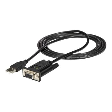 STARTECH.COM 1m USB Nullmodem RS232 Adapter Kabel - USB 2.0 auf Seriell DB9 mit FTDI Chipsatz - USB