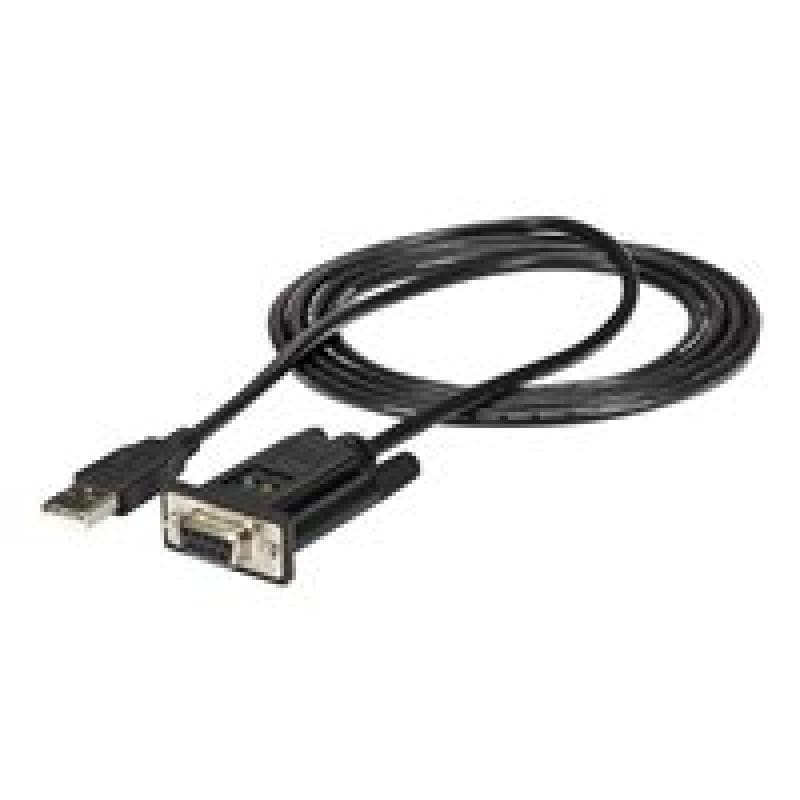 STARTECH.COM 1m USB Nullmodem RS232 Adapter Kabel - USB 2.0 auf Seriell DB9 mit FTDI Chipsatz - USB
